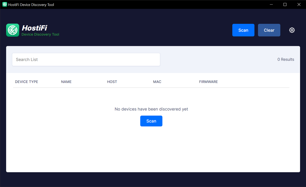 HostiFi Device Discovery Tool